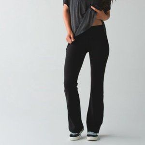 Lululemon Groove Flare Yoga Pants in Black